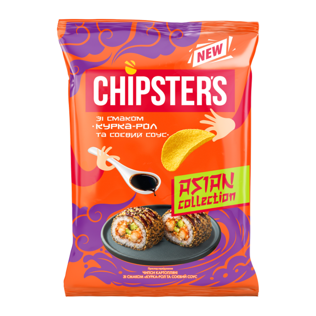 Chipster's Chicken Roll & Soy Sauce 100g